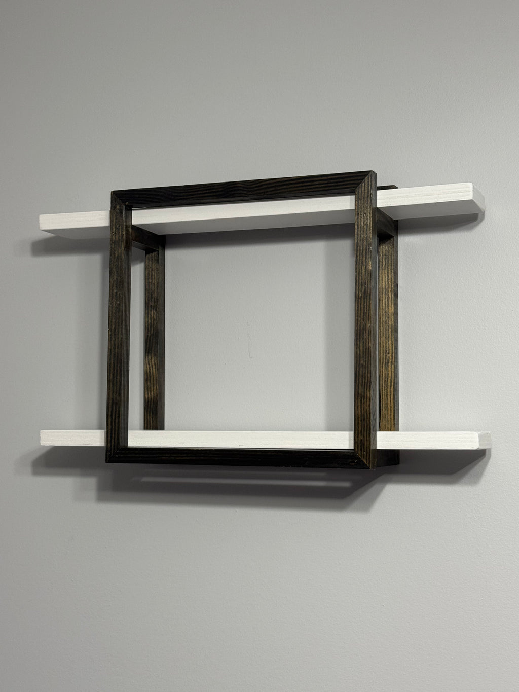 Handmade box wall shelf