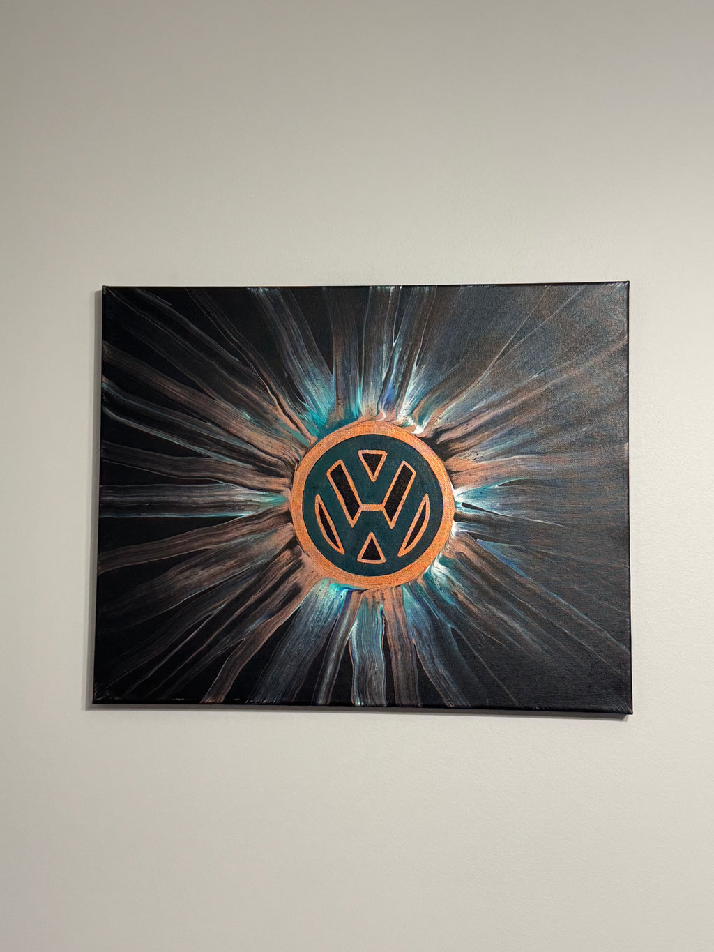 VW star burst painting