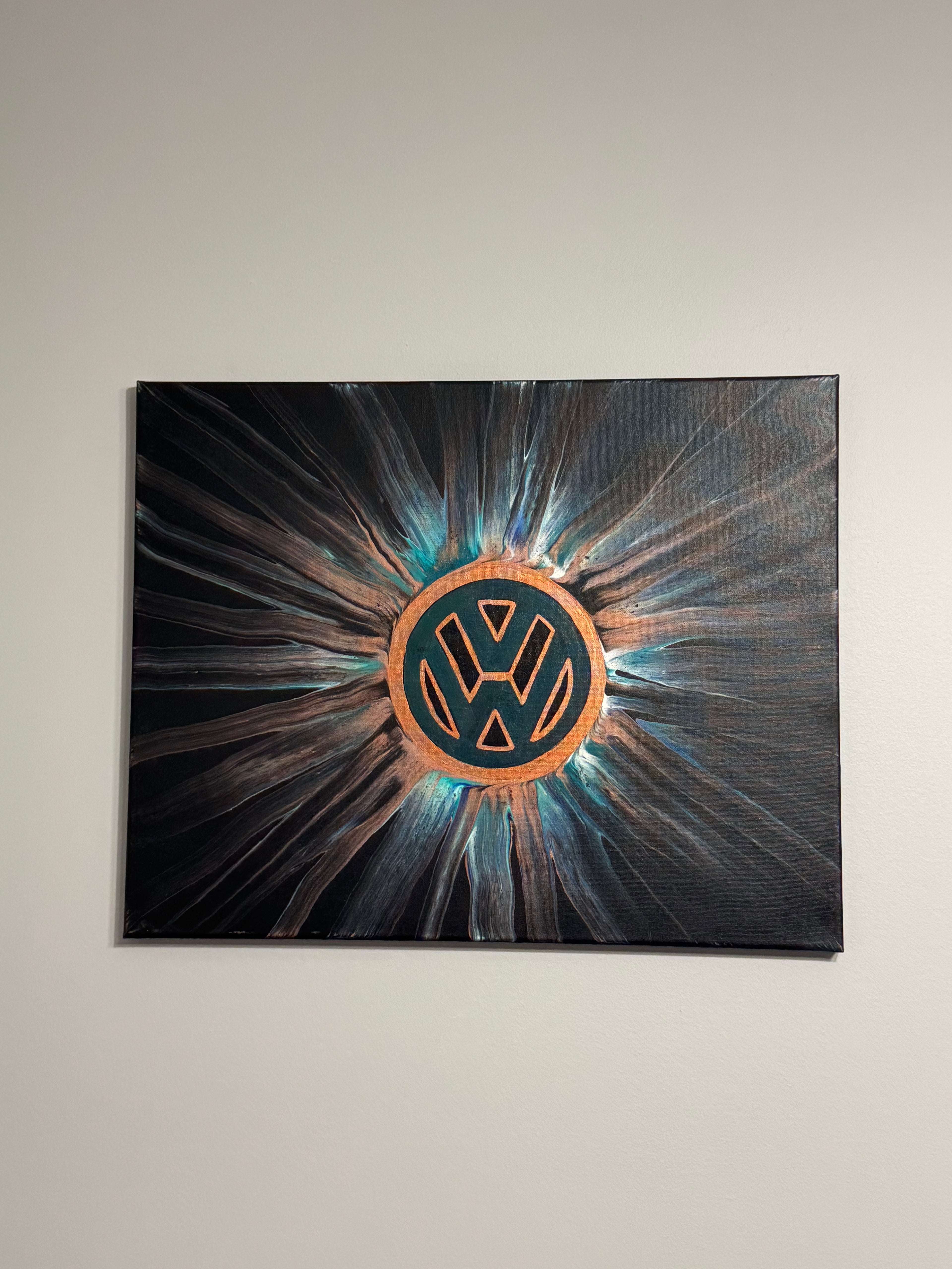VW star burst painting