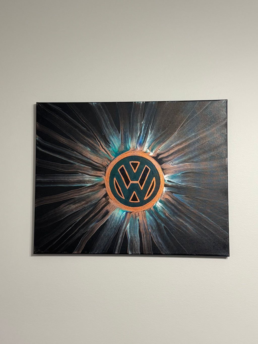 VW star burst painting