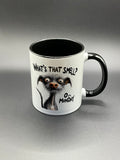 Funny dog coffee mug