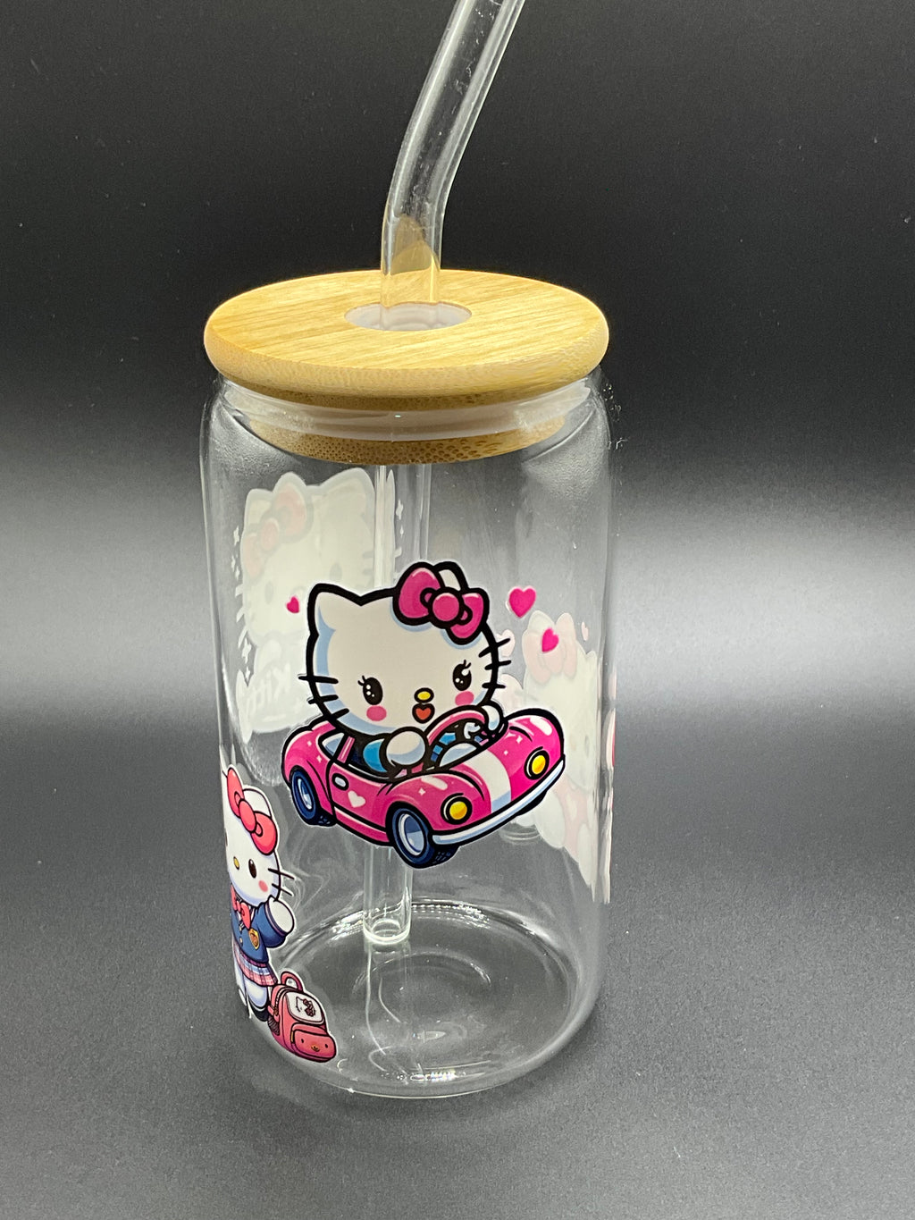 Hello Kitty glass cup