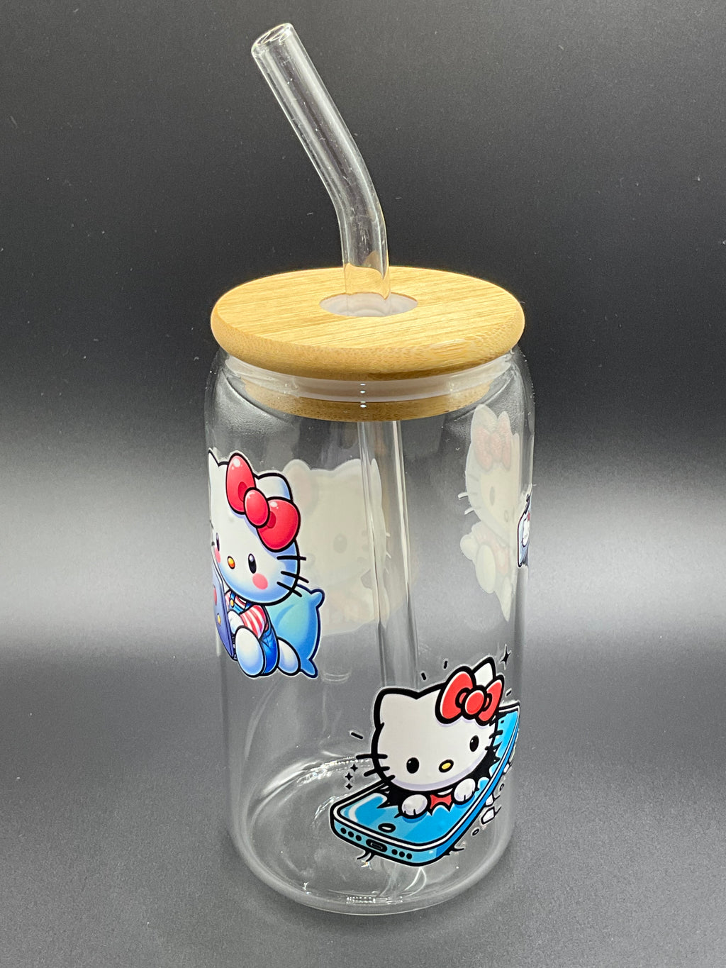 Hello Kitty glass cup