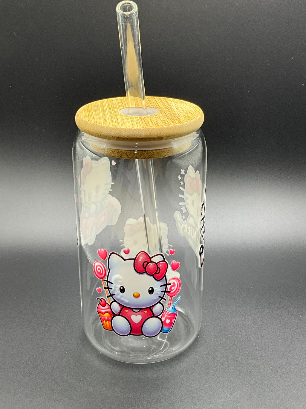 Hello Kitty glass cup