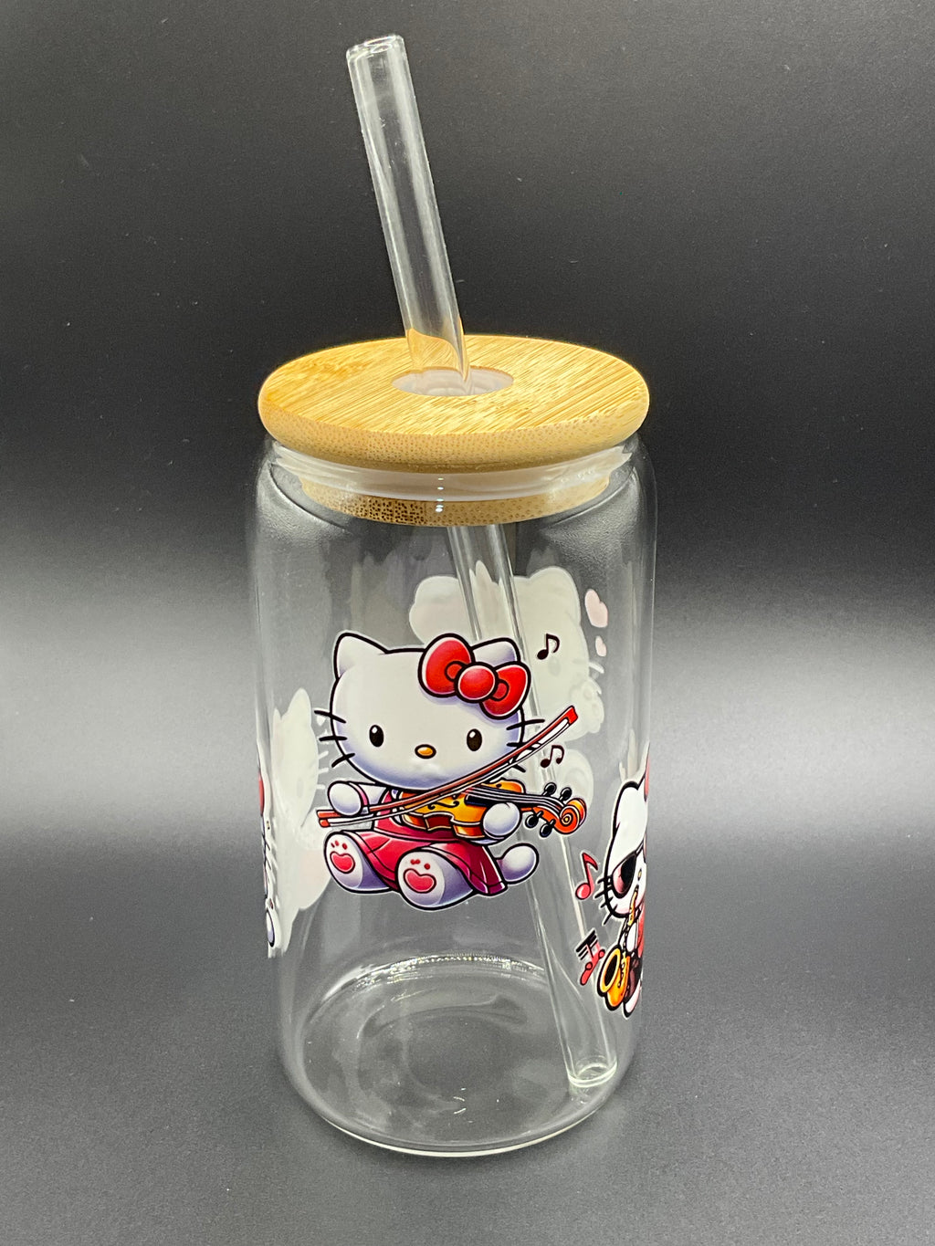 Hello Kitty glass cup