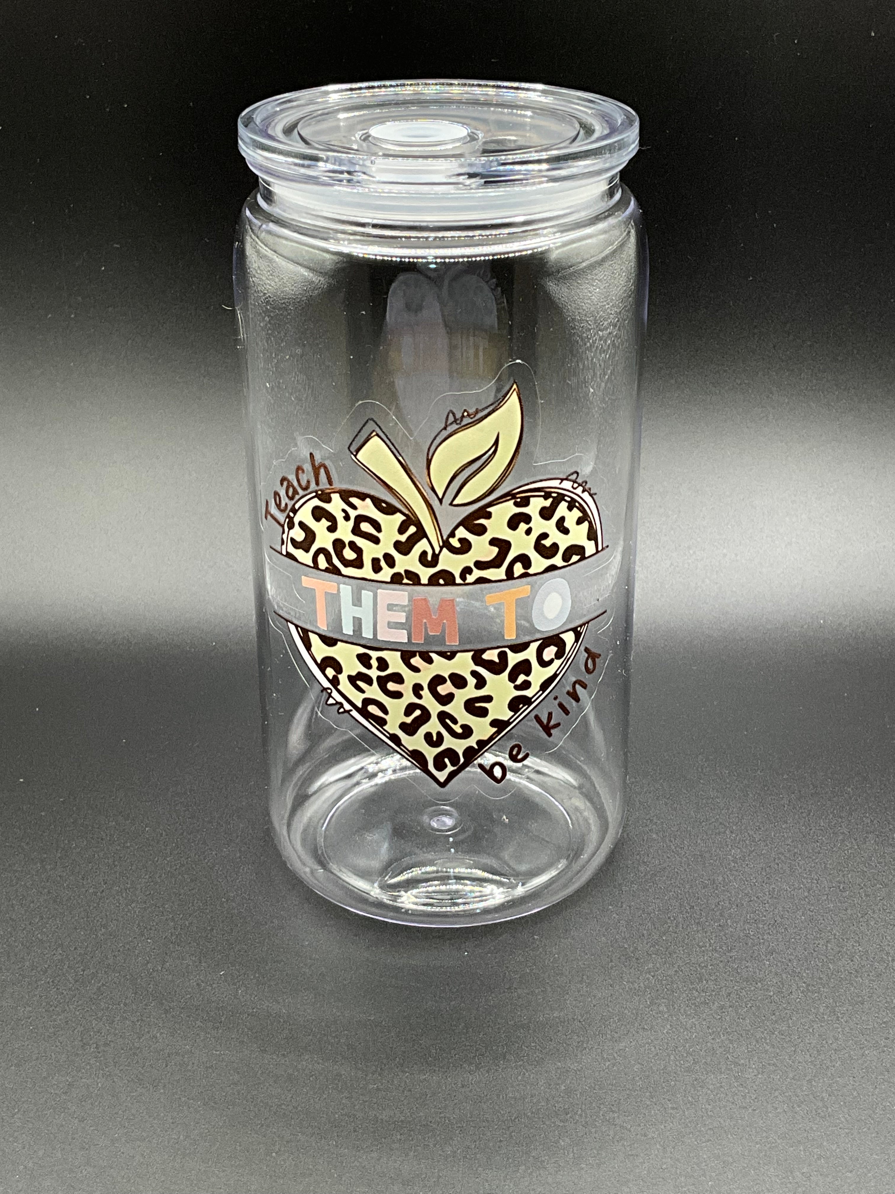 Teacher plastic cup
