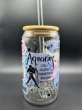 Zodiac glass cup