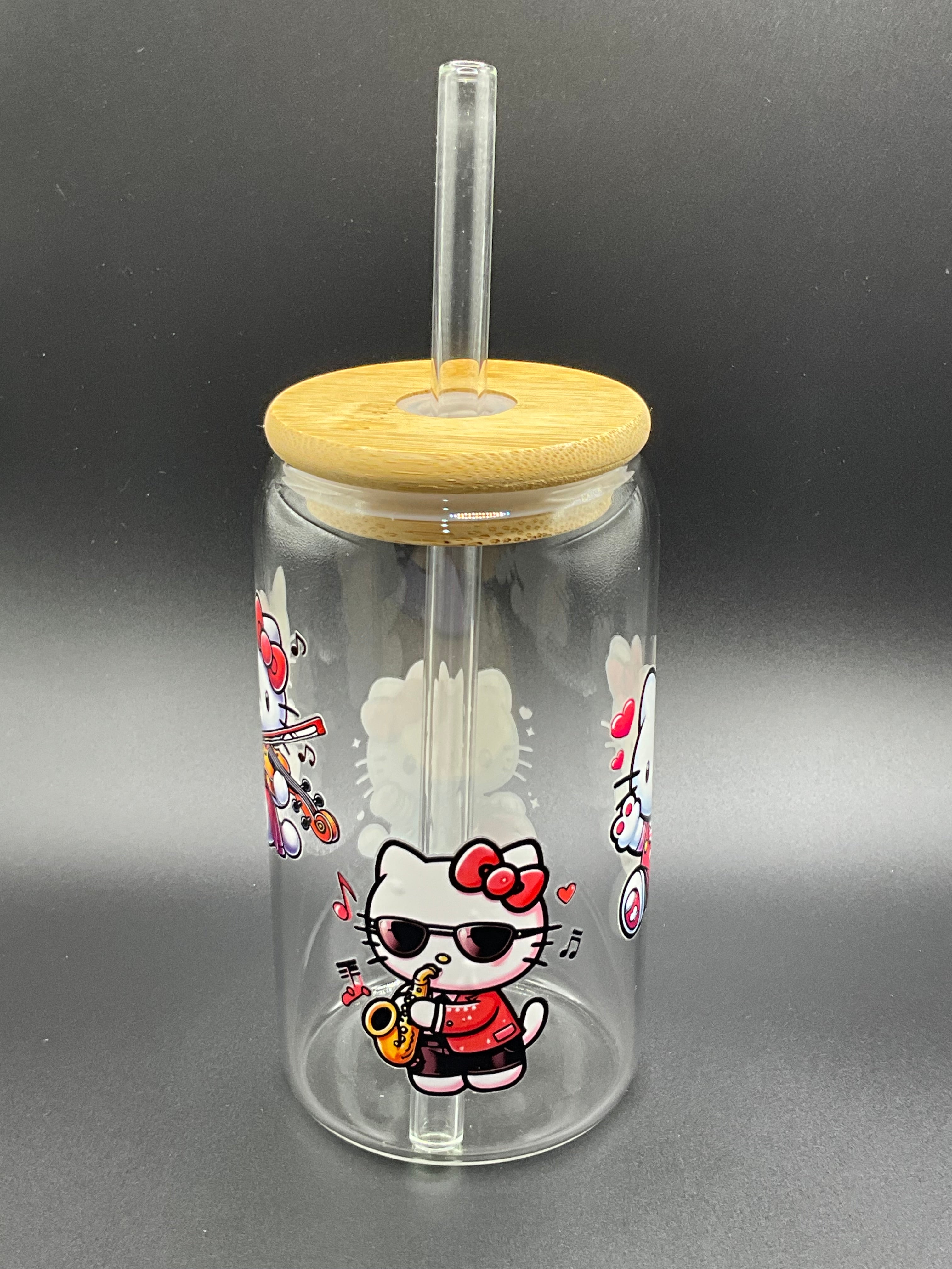 Hello Kitty glass cup