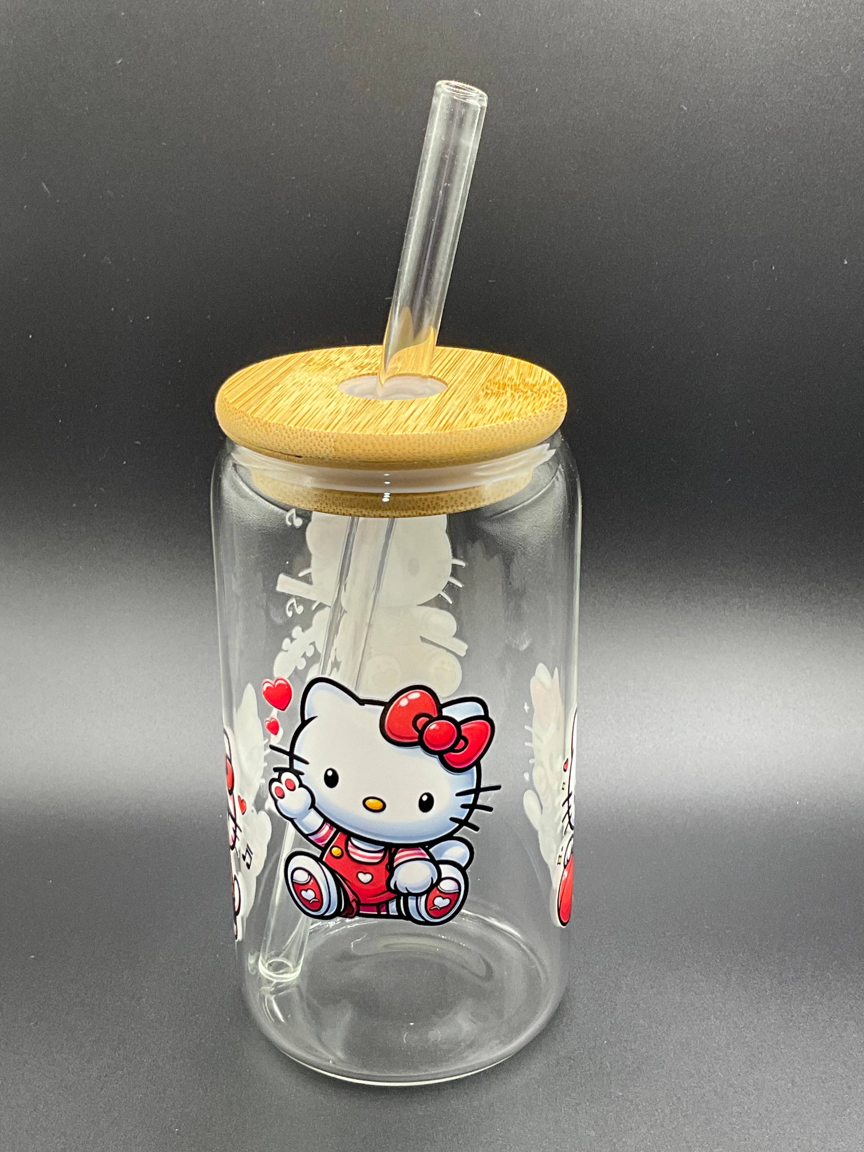 Hello Kitty glass cup