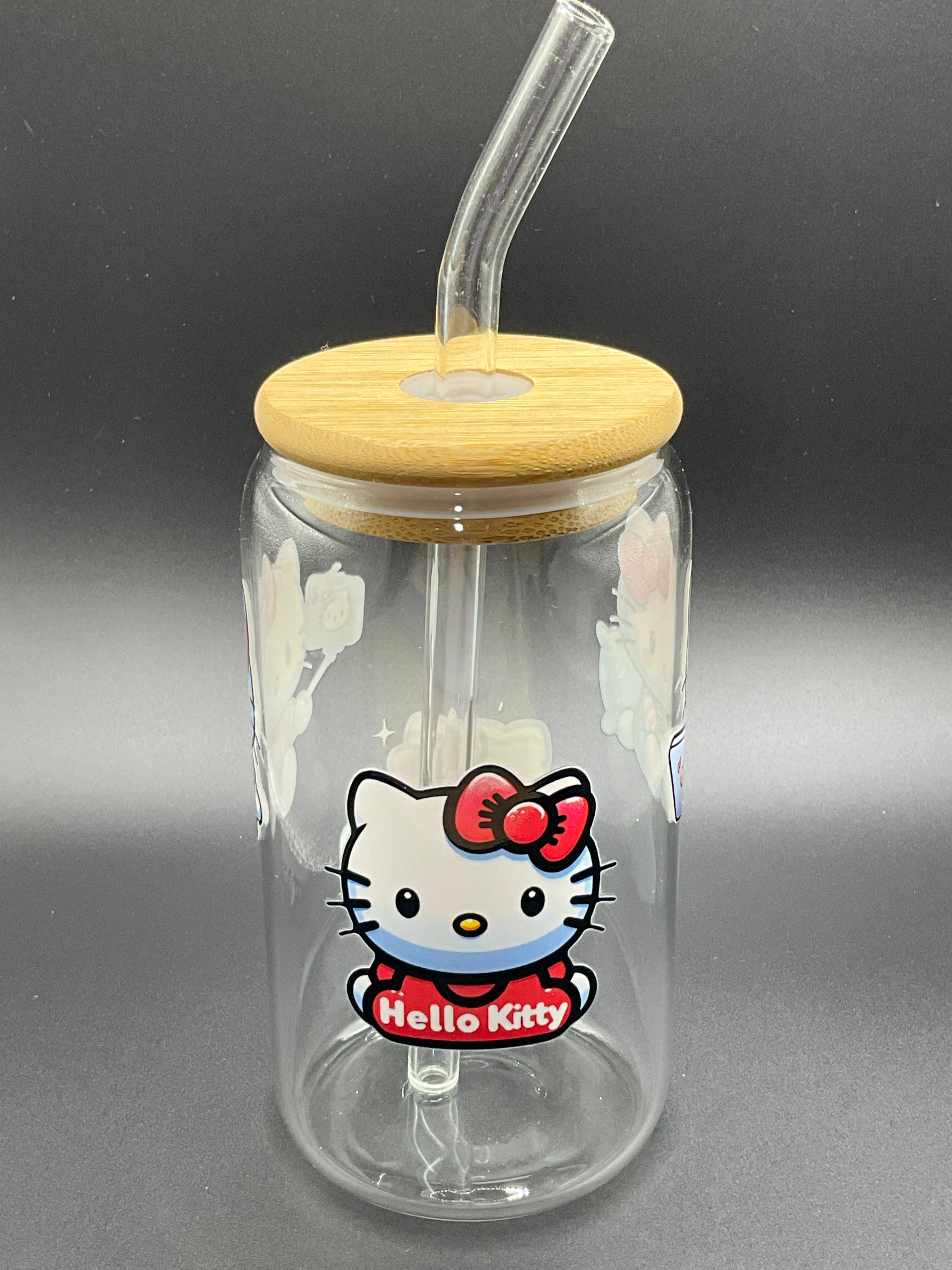 Hello Kitty glass cup