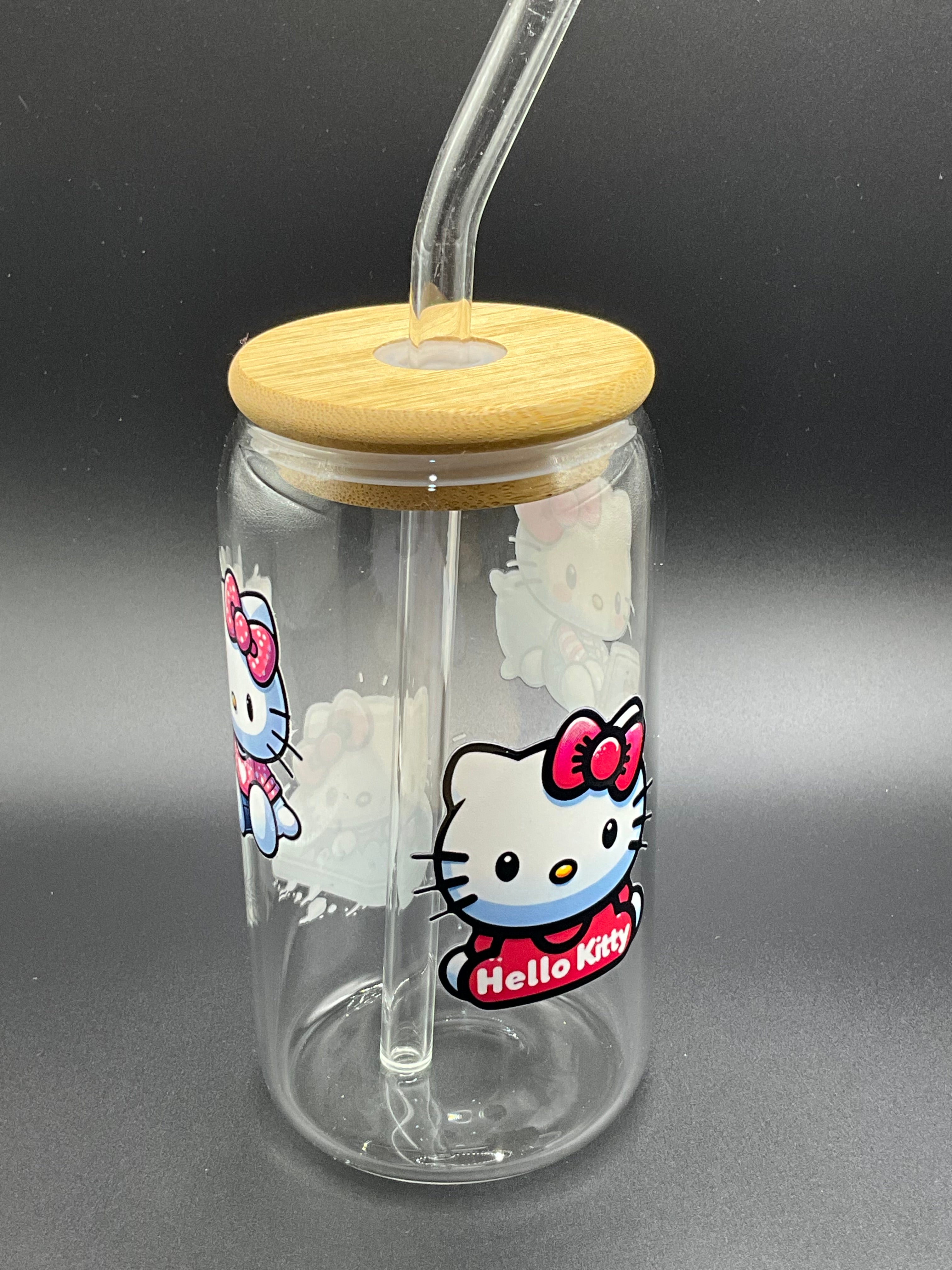 Hello Kitty glass cup